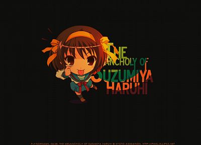 The Melancholy of Haruhi Suzumiya, anime girls, Suzumiya Haruhi - random desktop wallpaper