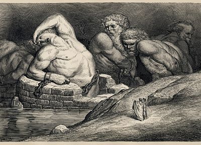 Dante's Inferno, Gustave  Dore - random desktop wallpaper