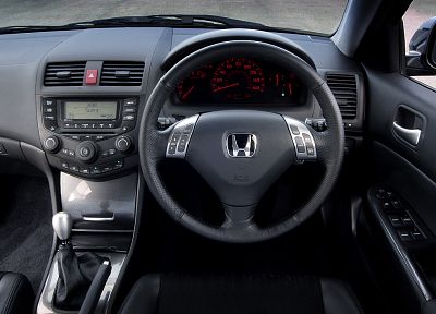 Honda, cars, vehicles, dashboards, car interiors, steering wheel - desktop wallpaper