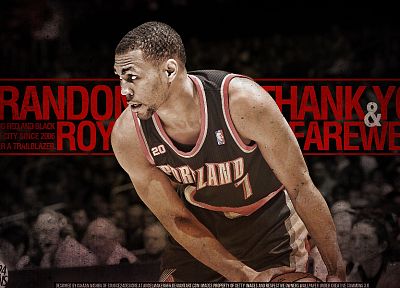 NBA, Brandon Roy, Portland Trailblazers - duplicate desktop wallpaper