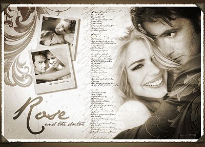 text, Rose Tyler, David Tennant, typography, Billie Piper, Doctor Who, Tenth Doctor - related desktop wallpaper