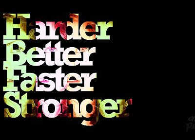 music, Daft Punk, Harder Better Faster Stronger - desktop wallpaper