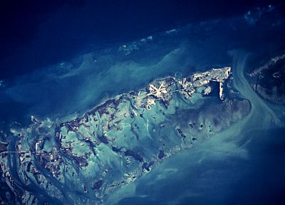 water, mountains, ocean, Earth, Planet Earth, sea - desktop wallpaper