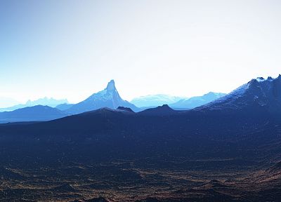 landscapes, CGI - related desktop wallpaper