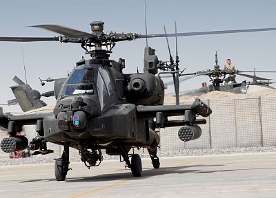 aircraft, military, helicopters, vehicles, AH-64 Apache - random desktop wallpaper