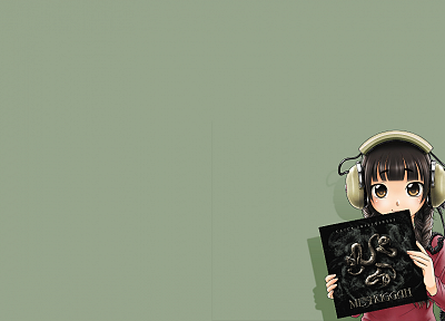anime, simple background, anime girls, original characters - duplicate desktop wallpaper