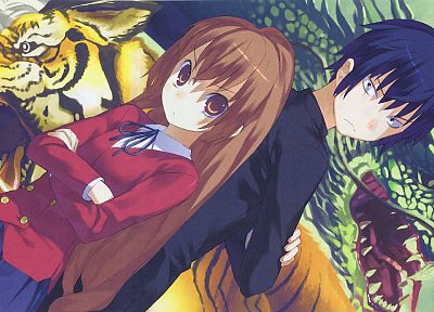 Aisaka Taiga, Toradora, anime, Takasu Ryuuji - desktop wallpaper