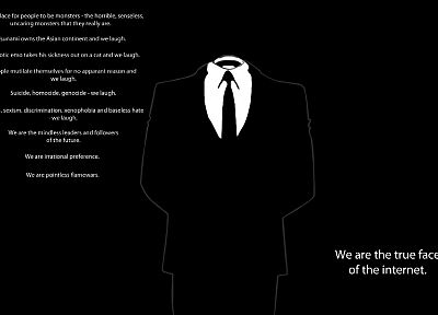 Anonymous, Internet, suit - random desktop wallpaper