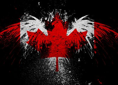 Canada, flags, Canadian flag - desktop wallpaper