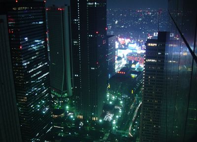 cityscapes, night, architecture, buildings - random desktop wallpaper