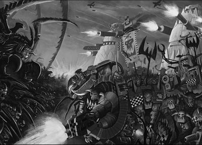 orcs, Tyranids, Warhammer 40, 000 - random desktop wallpaper