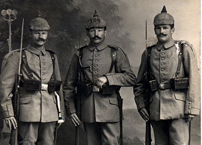 soldiers, World War I, helmets, German Armed Forces - random desktop wallpaper