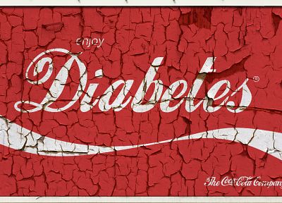 text, Coca-Cola, cocaine, diabetes - random desktop wallpaper