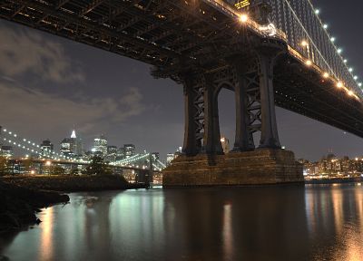 bridges, New York City - random desktop wallpaper