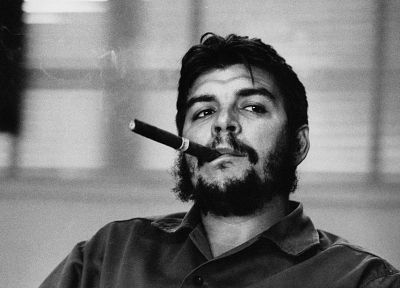 Che, Communist, grayscale, Che Guevara, cigars - random desktop wallpaper