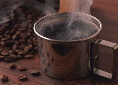 steam, coffee, mugs - duplicate desktop wallpaper