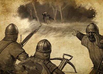 soldiers, archers, Mount&Blade, artwork, medieval - related desktop wallpaper