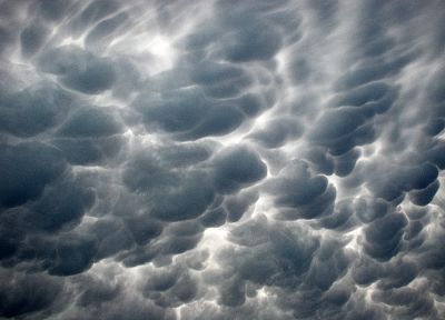 clouds, overcast, mammatus - random desktop wallpaper