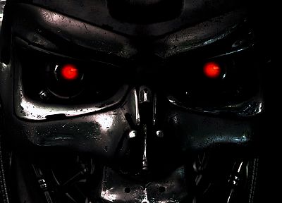 science, eyes, Terminator, fiction, robot, movies, metal - related desktop wallpaper