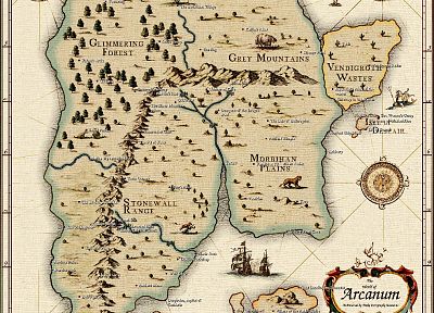 maps, Arcanum - random desktop wallpaper
