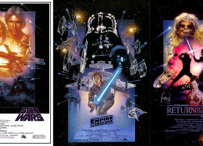 Star Wars, movie posters - related desktop wallpaper