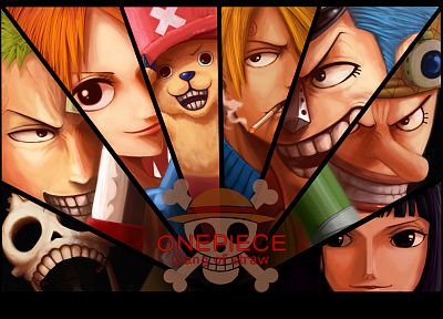 One Piece (anime), Nico Robin, Roronoa Zoro, Franky (One Piece), Tony Tony Chopper, Brook (One Piece), Nami (One Piece), Sanji (One Piece), Ussop - random desktop wallpaper