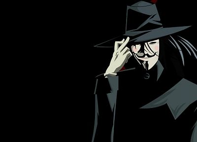 Anonymous, V for Vendetta - desktop wallpaper