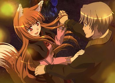 Spice and Wolf, animal ears, Craft Lawrence, Holo The Wise Wolf - random desktop wallpaper