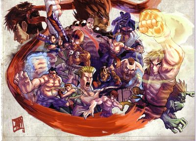 video games, Street Fighter, artbook, artwork - random desktop wallpaper