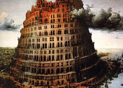 tower, Tower of Babel, Pieter Bruegel - random desktop wallpaper