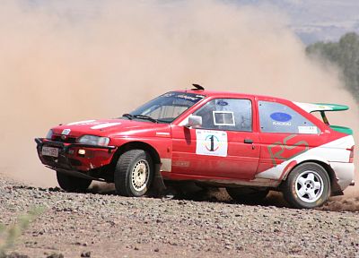 cars, dust, rally, vehicles, racing, red cars, Ford Escort, races, rally cars, gravel, racing cars, rally car - desktop wallpaper