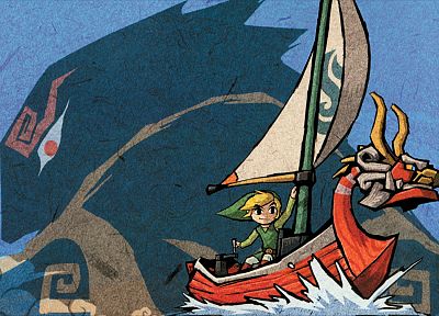 water, video games, ocean, Link, Ganondorf, boats, The Legend of Zelda, King of Red Lions, legend of zelad: wind waker - random desktop wallpaper