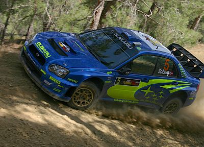 cars, rally, Subaru Impreza WRC - random desktop wallpaper