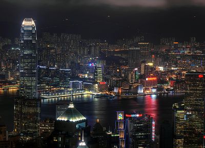 cityscapes, architecture, buildings, Hong Kong - duplicate desktop wallpaper