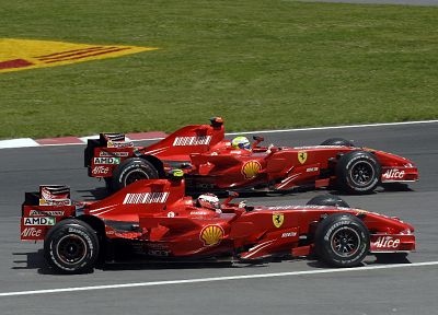 cars, Ferrari, Formula One, Kimi Raikonnen, Felipe Massa, Scuderia Ferrari - desktop wallpaper