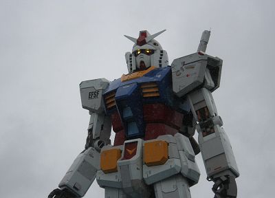 Tokyo, Gundam, robots, battles - random desktop wallpaper