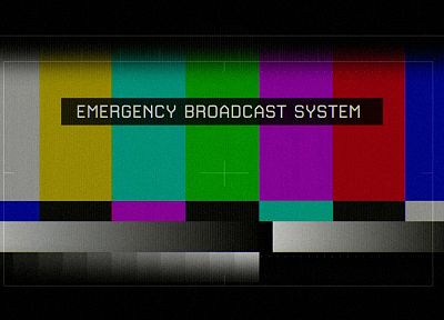 TV, test pattern, emergency broadcast system - desktop wallpaper