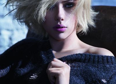 blondes, women, Scarlett Johansson, actress - duplicate desktop wallpaper