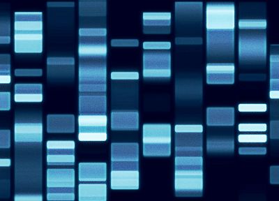 abstract, blue, lights, technology, DNA - related desktop wallpaper