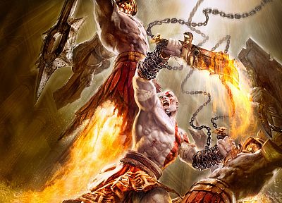 video games, Kratos, God of War - desktop wallpaper