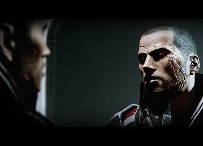Mass Effect, Mass Effect 2, Commander Shepard - duplicate desktop wallpaper