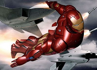 Iron Man, Marvel Comics, Avengers - random desktop wallpaper