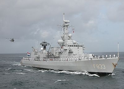 ships, navy, Dutch, vehicles, frigate - desktop wallpaper