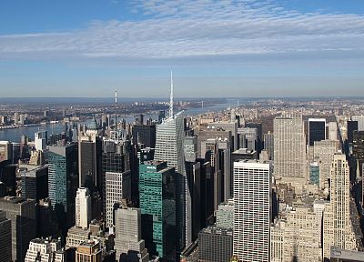 landscapes, cityscapes, USA, New York City, Manhattan, Empire State Building, skyscapes - desktop wallpaper