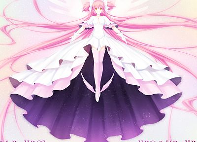 pink hair, Mahou Shoujo Madoka Magica, Kaname Madoka, anime, Sayori Neko Works, anime girls - duplicate desktop wallpaper