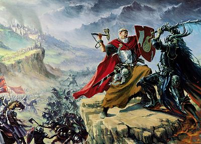 knights, fantasy art, artwork - desktop wallpaper
