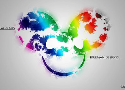 music, multicolor, Deadmau5, dubstep, Mickey Mouse, colors - random desktop wallpaper