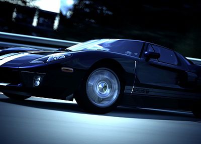 video games, cars, vehicles, Ford GT, Gran Turismo 5, Playstation 3 - related desktop wallpaper
