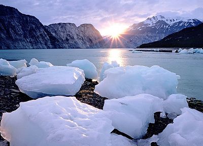 ice, landscapes, nature - desktop wallpaper
