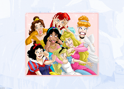 Disney Company, Alice in Wonderland, Snow White, Cinderella, The Little Mermaid, Brianna Garcia, Sleeping Beauty, Beauty And The Beast - random desktop wallpaper